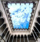El cielo del patio gótico del Palau de la Generalitat.