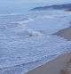 El temporal se come la playa de Gavà.