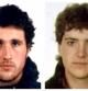 Fotografías facilitadas por el Ministerio del Interior de Iurgi Mendinueta, alias "Aitor", y Joanes Larretxea Mendiola, los dos presuntos miembros de ETA que han sido detenidos esta mañana cerca de Montpellier