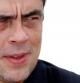 El actor portorriqueño Benicio del Toro, miembro del jurado de la competición oficial del Festival de Cannes, posa para los medios