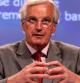 El comisario europeo de Mercado Interior y Servicios, el francés Miche lBarnier.