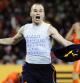 Andrés Iniesta celebra su gol en la final del Mundial de Sudáfrica ante Holanda