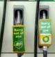 Surtidores fuera de servicio en una gasolinera de British Petroleum (BP) en Londres