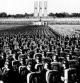 Concentración de cien mil soldados alemanes en el llamado campo Zeppelín durante el congreso del partido nazi, el 20 de septiembre de 1936