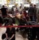 En Barajas, los pasajeros se agolparon en las colas de facturación durante el caos aéreo causado por la huelga de los controladores de 2012