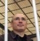 Imagen del presidente de la petrolera Yukos, Mikhail Jodorkovski, condenado en prisión desde 2005