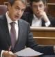 El presidente Zapatero, durante su intervención en la sesión de control en el Congreso