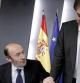 El vicepresidente primero del Gobierno, Alfredo Pérez Rubalcaba, y el titular de Trabajo e Inmigración, Valeriano Gómez.