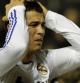Cristiano Ronaldo se lamenta durante el partido ante el Osasuna