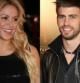 Combo con imágenes de la cantante colombiana Shakira y del jugador del F C Barcelona Gerard Piqué