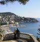 Vista impresionante de la bahía de Niza desde la colina del Castillo
