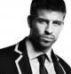 El jugador blaugrana, Gerard Piqué, posa con la ropa de H.E. by Mango