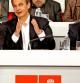 El presidente del Gobierno, José Luis Rodríguez Zapatero, en su intervención ante el Comité Federal del PSOE celebrado en Madrid, en el que anunció que no volverá a ser candidato en las próximas elecciones generales
