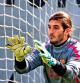 José Manuel Pinto, portero suplente del Barça, durante el entrenamiento en la ciutat esportiva Sant Joan Despí