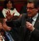 Artur Mas, durante la sesión en el Parlament