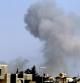 Humo producido por una explosión en Trípoli.