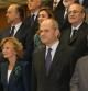 Mas-Colell, en la segunda fila, se fotografía junto a Salgado, Chaves, Ocaña y el resto de consejeros de economía de las comunidades autónomas