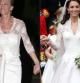 Belén Esteban y Kate Middleton con sendos vestidos de novia