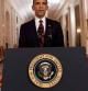 Barack Obama en la comparecencia en la Casa Blanca en la que ha anunciado que Osama bin Laden ha muerto.