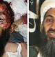 La falsa imagen del cadáver de Bin Laden, contrapuesta con la original.