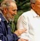El ex presidente cubano Fidel Castro junto a su hermano Raúl, en el Palacio de las Convenciones el pasado 19 de abril en La Habana