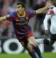 Pedro celebra el primer gol del partido de la final de la Champions League disputada en Wembley