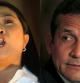 Imágenes de los candidatos a las elecciones presidenciales peruanas, el nacionalista Ollanta Humala y la congresista Keiko Fujimori