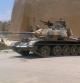 Tanque desplegado por el régimen sirio en la ciudad de Deir al-Zor.