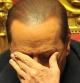 Silvio Berlusconi en el Senado italiano.