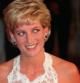La princesa Diana llega a una cena benéfica en Washington en septiembre de 1996