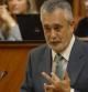 El presidente de la Junta de Andalucía, José Antonio Griñán, en una intervención en el Parlamento