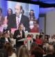 Rubalcaba, durante el discurso del acto de ratificación como candidato del PSOE a la Presidencia del Gobierno