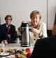 'El café del 21 de julio' reunió a Papandréu, Merkel y Sarkozy.