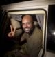 Saif al Islam, uno de los hijos de Muamar al Gadafi, en una imagen tomada el 23 de agosto de 2011 en el hotel de la prensa en Trípoli, durante la guerra de Libia