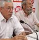 Los secretarios generales de CC.OO., Ignacio Fernández Toxo, y de UGT, Cándido Méndez, han analizado esta mañana en rueda de prensa las últimas medidas aprobadas por el Gobierno