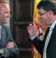 Alberto Fabra dialoga con Enric Morera, líder de Compromís