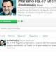 La cuenta de Twitter de Mariano Rajoy con su primer tuit