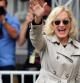 La actriz estadounidense Glenn Close, a su llegada al hotel de invitados en la 59 edición del Festival de Cine de San Sebastián
