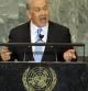 El primer minsitro israelí, Beniamin Netanyahu, en una intervención en Naciones Unidas