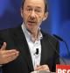 Rubalcaba, durante su primera intervención en la conferencia política del PSOE, en la que se ha referido a la sanidad
