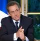 Sarkozy, en un momento de su intervención televisiva.