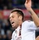 El jugador del Milan, Antonio Cassano, durante el partido frente a la Roma