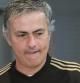 José Mourinho, una vez finalizada su rueda de prensa en Valdebebas