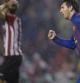 Messi celebra su gol en el minuto noventa ante el Athletic