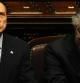 Berlusconi y Bossi, en el Parlamento italiano