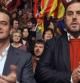 La coalición de ERC-RCat-Catalunya Si ha cerrado la campaña electoral en Girona con la presencia de su primer candidato, Alfred Bosch y el presidente de ERC, Oriol Junqueras