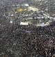 Vista general de los manifestantes en la Plaza Tahrir de El Cairo