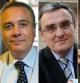 Los cuatro aspirantes a liderar el PSC: el viceprimer secretario, Miquel Iceta; el alcalde de Terrassa, Pere Navarro; el alcalde de Lleida, Àngel Ros, y el ex alcalde de Vilanova i la Geltrú, Joan Ignasi Elena