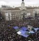 Concentración multitudinaria de los 'indignados' y 'Democracia real ya' en la Puerta del Sol de Madrid