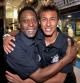 Pelé con Neymar